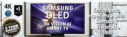 2001 Audio Video QN55S90F SAMSUNG 55 OLED 4K VISION AI SMART TV offer