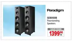 2001 Audio Video SE8000B Paradigm Floorstanding Speakers offer