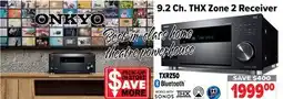 2001 Audio Video ONKYO TXRZ50 9.2 Ch. THX Zone 2 Receiver offer