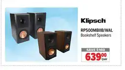 2001 Audio Video RP500MBIIB/WAL Klipsch Bookshelf Speakers offer