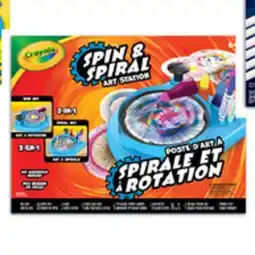 Staples Crayola Spin & Spiral Art Station offer