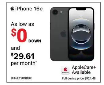 Visions Electronics iPhone 16e offer