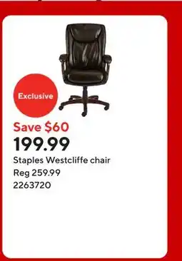 Staples Staples Westcliffe chair offer