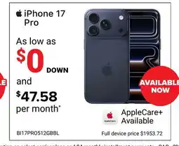 Visions Electronics iPhone 17 Pro offer