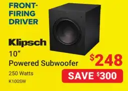 Visions Electronics Klipsch 10 Powered Subwoofer offer