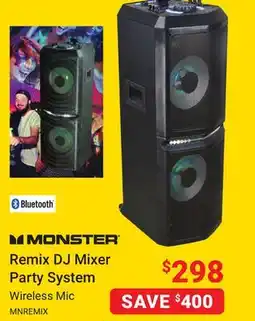 Visions Electronics MONSTER Remix DJ Mixer Party System offer