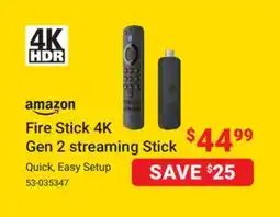 Visions Electronics Fire Stick 4K Gen 2 streaming Stick offer
