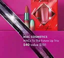 Sephora MAC COSMETICS MACx To The Future Lip Trio offer