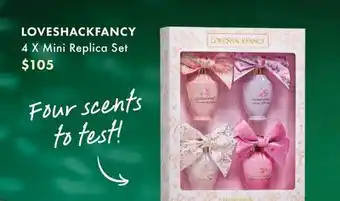 Sephora LOVESHACKFANCY 4 X Mini Replica Set offer