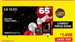 Visions Electronics B5PUA Smart TV 65 8 NATIVE 120Hz PANEL offer