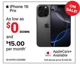 Visions Electronics iPhone 16 Pro offer