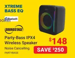 Visions Electronics Party-Bass IPX4 Wireless Speaker offer