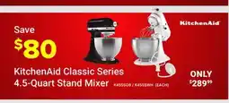 Visions Electronics KitchenAid Classic Series 4.5-Quart Stand Mixer offer