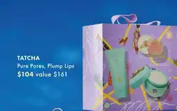 Sephora TATCHA Pure Pores, Plump Lips offer