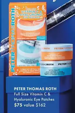 Sephora PETER THOMAS ROTH Full Size Vitamin C & Hyaluronic Eye Patches offer