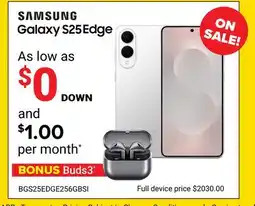 Visions Electronics Samsung Galaxy S25 Edge offer