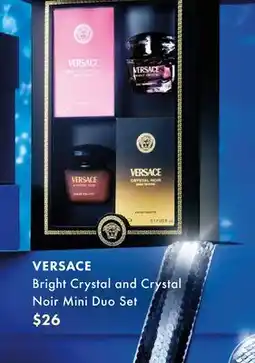 Sephora VERSACE Bright Crystal And Crystal Noir Mini Duo Set offer