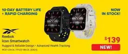 Visions Electronics Reebok Icon Smartwatch offer