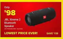 Visions Electronics JBL Xtreme 2 Bluetooth Speaker offer
