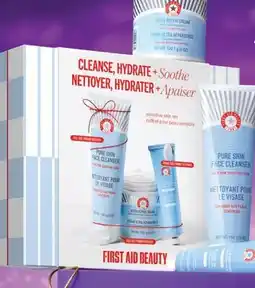 Sephora FIRST AID BEAUTY Cleanse, Hydrate + Soothe - Sensitive Skin Set offer