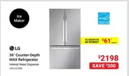 Visions Electronics 36 Counter-Depth MAX Refrigerator offer