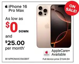 Visions Electronics iPhone 16 Pro Max offer