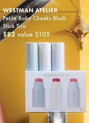 Sephora WESTMAN ATELIER Petite Baby Cheeks Blush Stick Trio offer