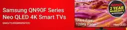 Visions Electronics Samsung QN90F Series Neo QLED 4K Smart TVs offer