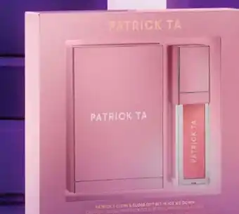 Sephora PATRICK TA Patrick's Glow & Gloss Gift Set offer