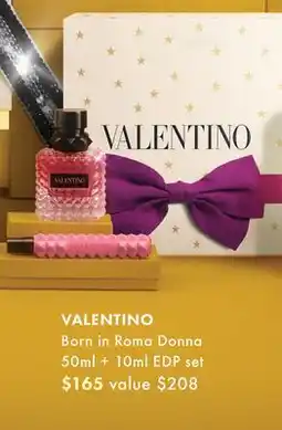 Sephora VALENTINO Born in Roma Donna 50ml + 10ml EDP set offer