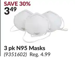 Princess Auto 3 pk N95 Masks offer