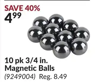 Princess Auto 10 pk 3/4 in. Magnetic Balls offer