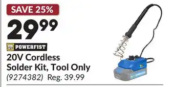 Princess Auto 20V Cordless Solder Kit, Tool Only offer