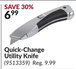 Princess Auto Quick-Change Utility Knife offer
