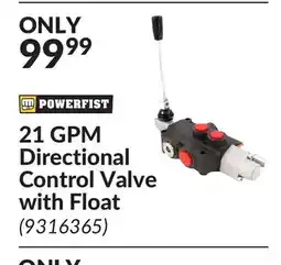 Princess Auto 21 GPM Directional Control Valve with Float offer
