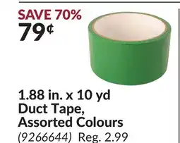 Princess Auto 1.88 in. x 10 yd Duct Tape, Assorted Colours offer