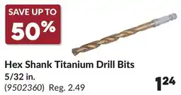 Princess Auto Hex Shank Titanium Drill Bits offer
