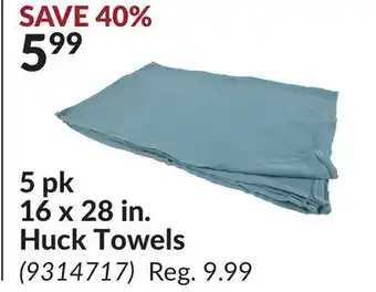 Princess Auto 5 pk 16 x 28 in. Huck Towels offer