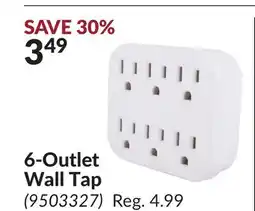 Princess Auto 6-Outlet Wall Tap offer