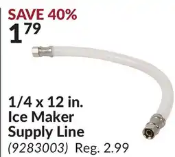 Princess Auto 1/4 x 12 in. Ice Maker Supply Line offer