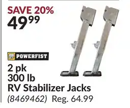 Princess Auto 2 pk 300 lb RV Stabilizer Jacks offer
