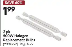 Princess Auto 2 pk 500W Halogen Replacement Bulbs offer