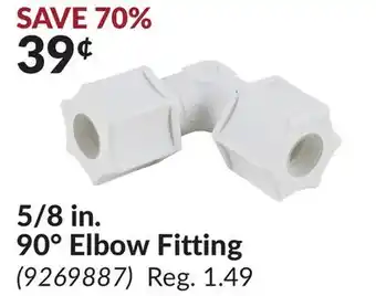 Princess Auto 5/8 in. 90° Elbow Fitting offer