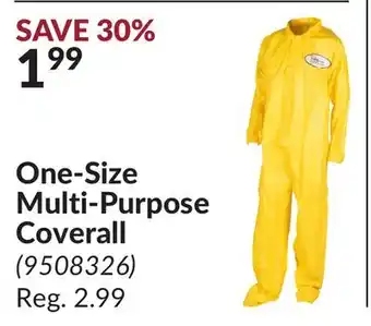 Princess Auto One-Size Multi-Purpose Coverall offer