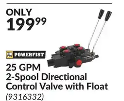 Princess Auto 25 GPM 2-Spool Directional Control Valve with Float offer