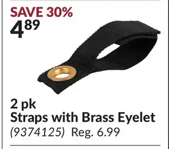 Princess Auto 2 pk Straps with Brass Eyelet offer