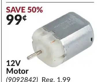 Princess Auto 12V Motor offer