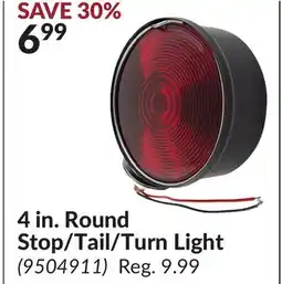 Princess Auto 4 in. Round Stop/Tail/Turn Light offer