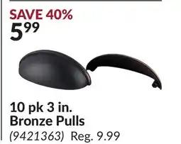 Princess Auto 10 pk 3 in. Bronze Pulls offer