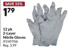 Princess Auto 12 pk 2-Layer Nitrile Gloves offer